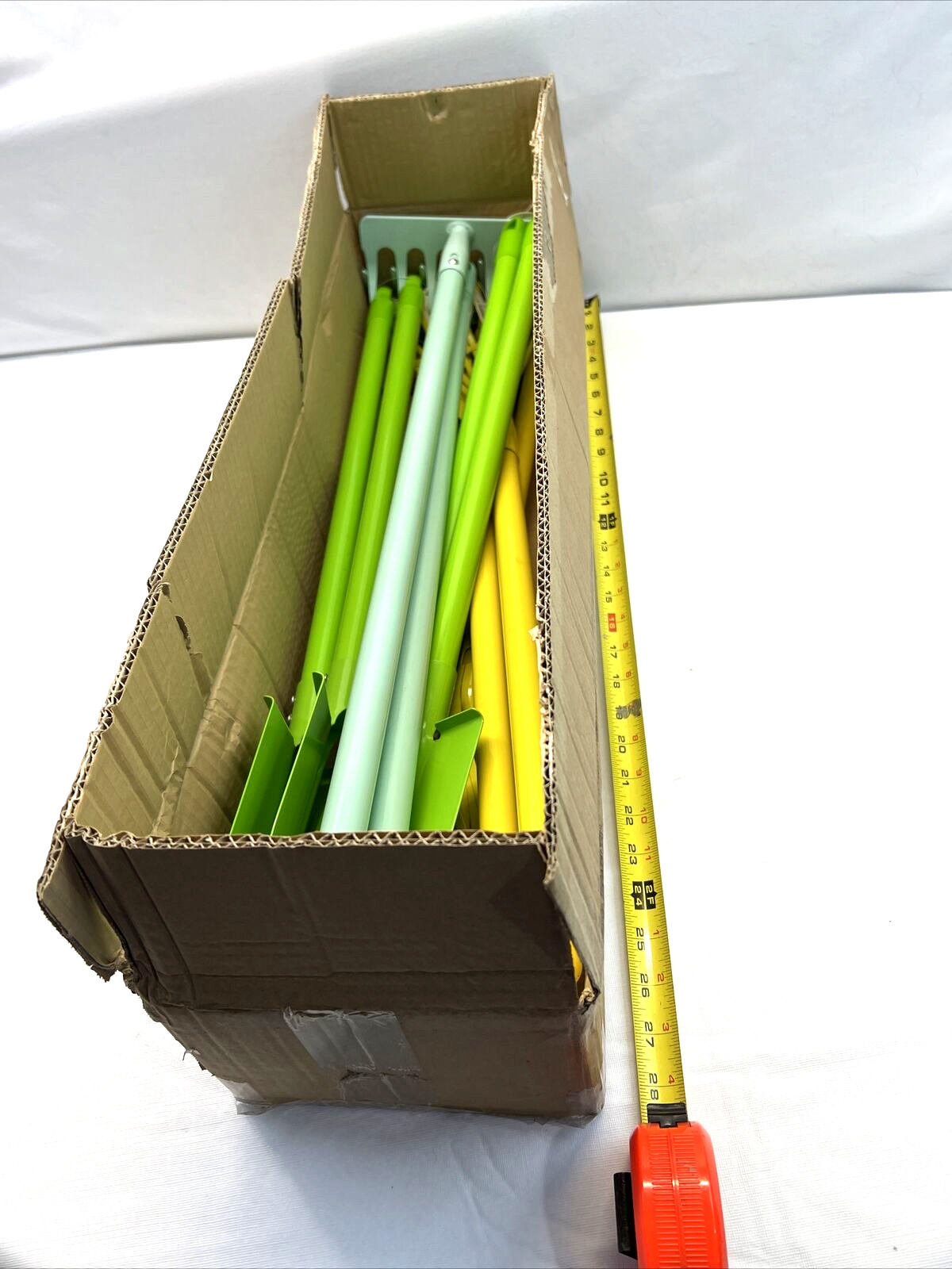 12Pc Kids Metal Garden Tool Set Rakes Shovels Hoes 27″ Beach Yard Toy Bulk Lot