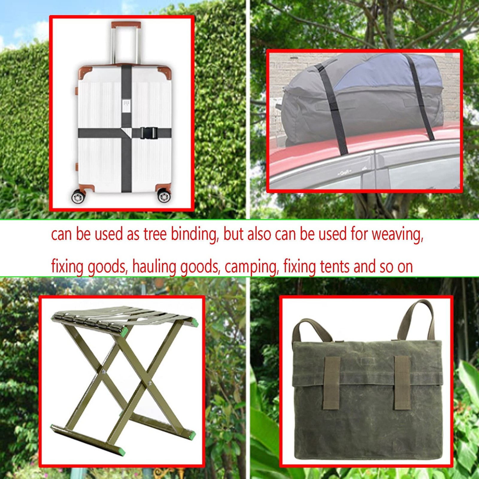 1 Roll 65.6 Feet Tree Tie for Plant Support Garden Strap 0.75 Inch Width Stak…
