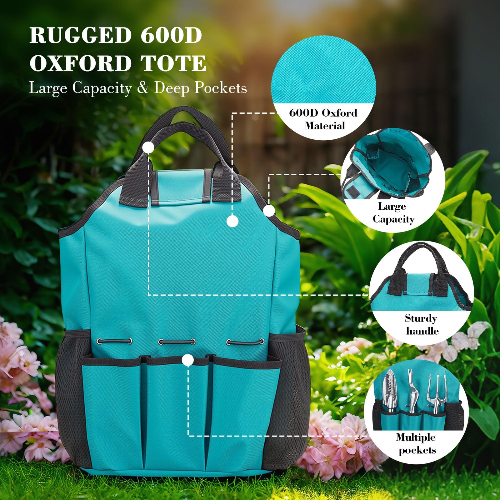 Garden Tool Set, Gardening Gifts for Women, Men, Mom, Dad, 11-Piece Heavy-Dut…