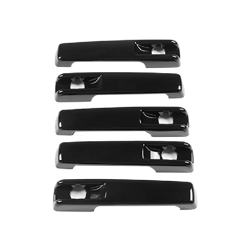 Gloss Black Outside Exterior Door Handle Protector Cover Trim for G-Class4674