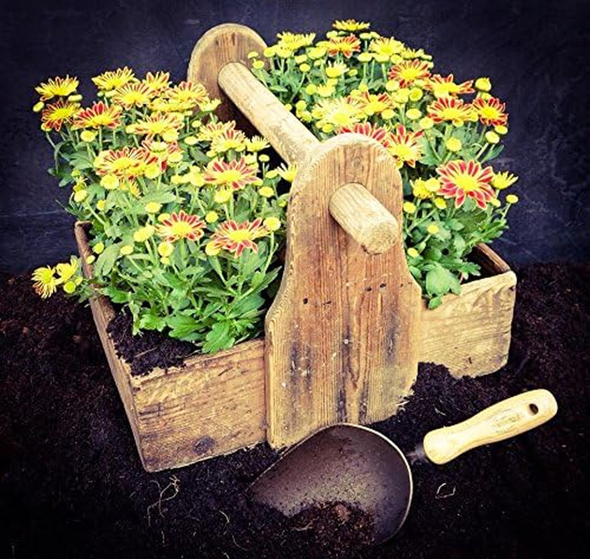Forged Scoop Trowel – Heavy Duty Garden Tool with Extra Large Head, Tempered Bor