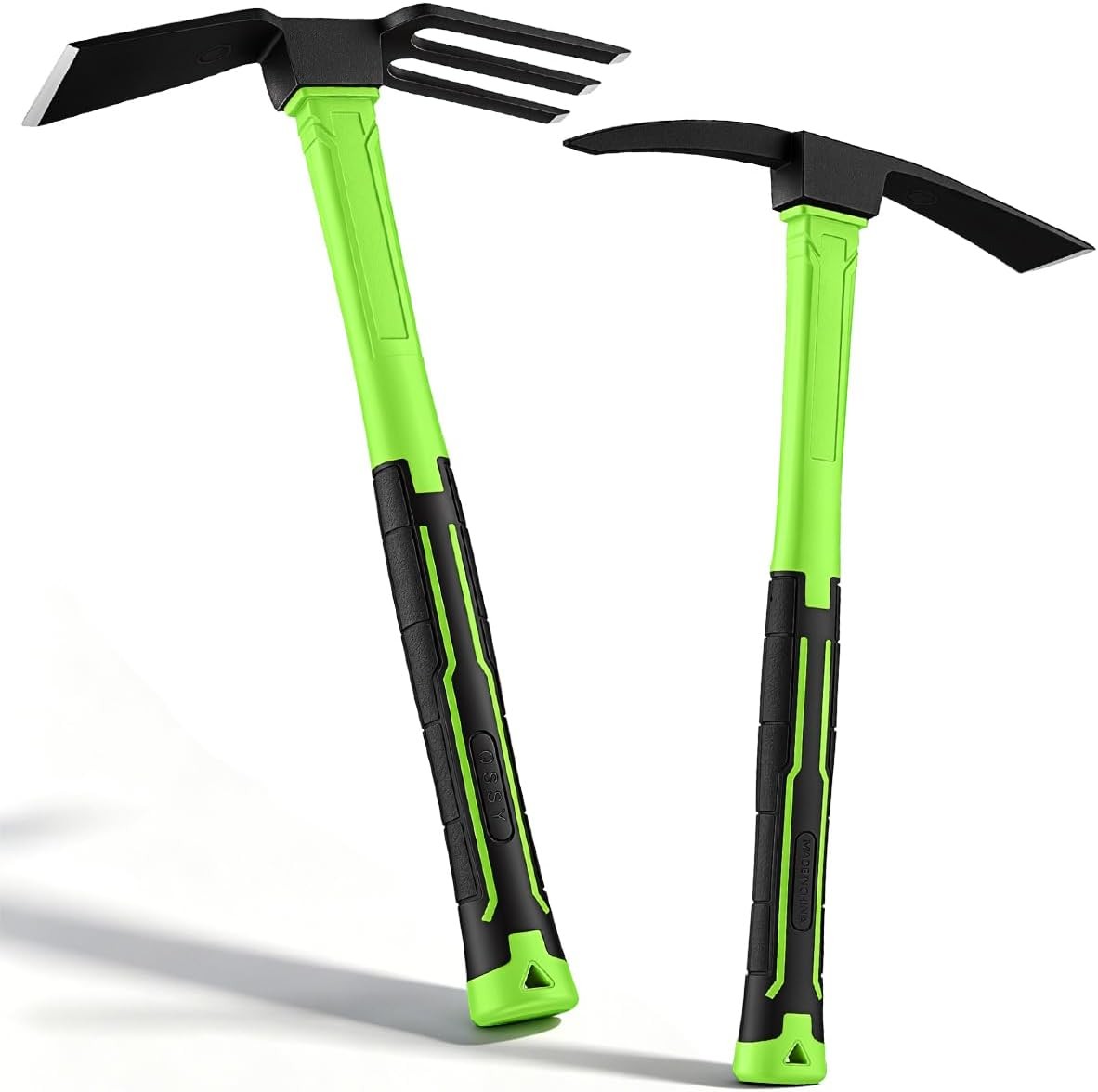2-Piece Garden Hoe Cultivator Set 15 Inch Carbon Steel Weeding