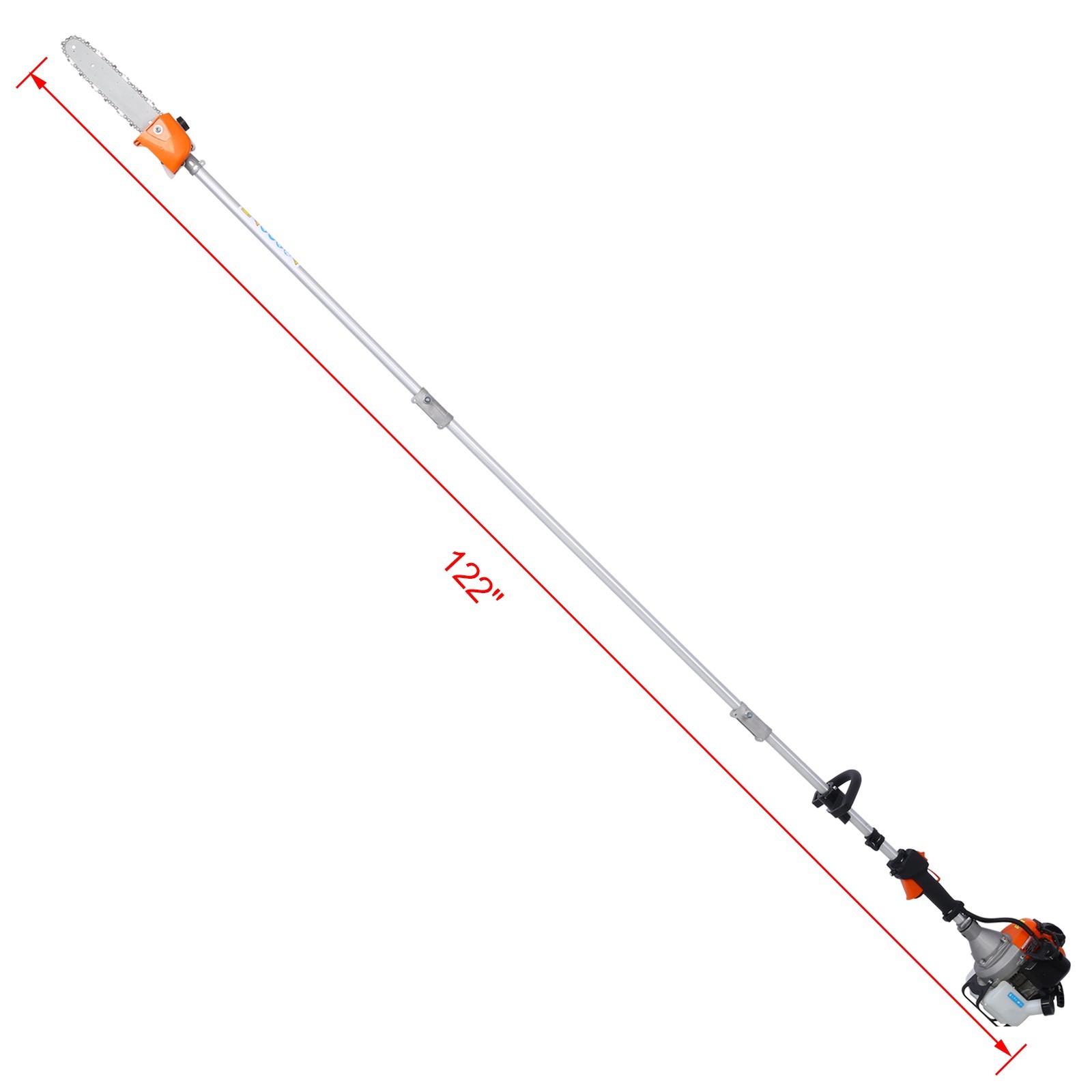 HYCHIKA 10 in 1 Multi-Functional Trimming Tool, 33CC 2-Cycle Garden Tool System