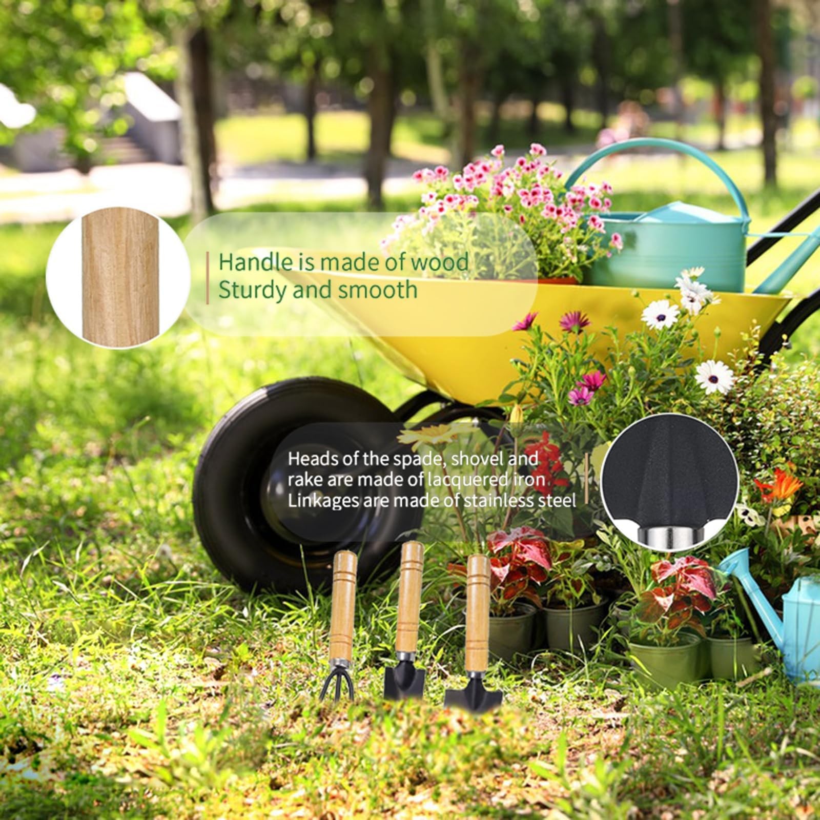 Waterproof Plant Repotting Mat Set, 2 PCS Indoor Potting Mats, 12 PCS Tools