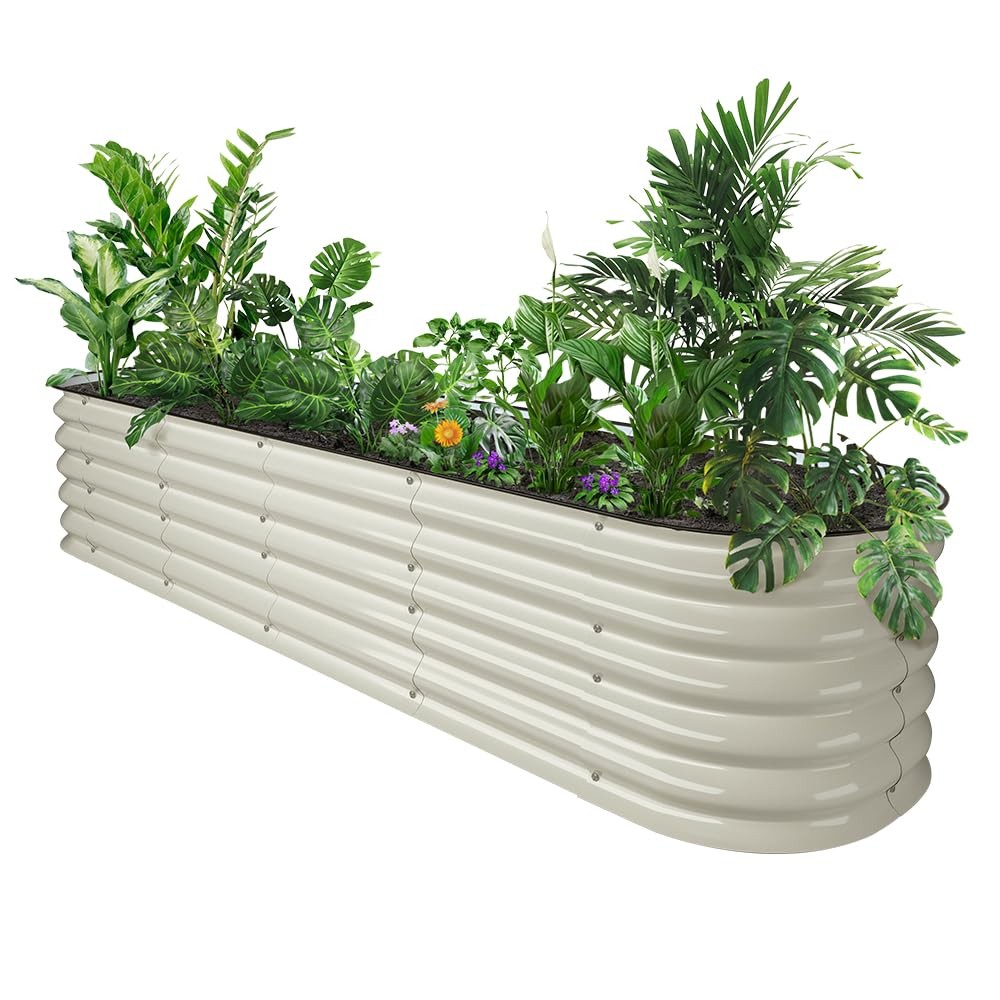 DripWorks Raised Garden Bed | 9 in 1 Modular & Rectangular Design | Metal