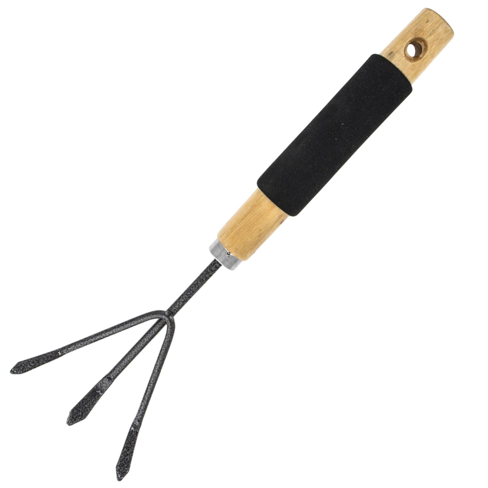 ToolTreaux Wooden Steel Handheld Garden Tools Set Rake Shovel Cultivator