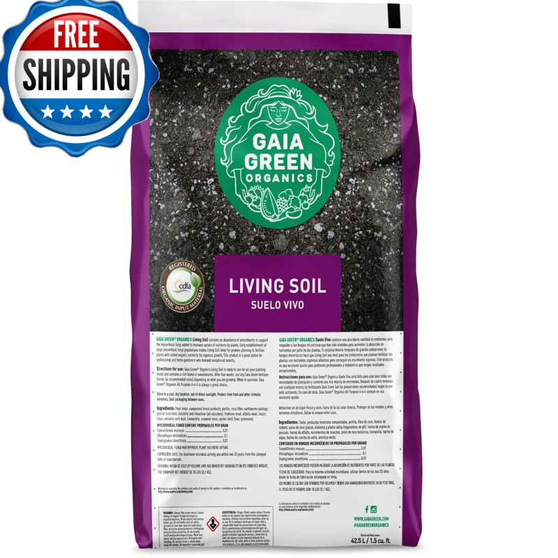 Uf Urban Farm D & S Garden Supplies Gaia Green Organics Living Soil 1.5 Cu Ft