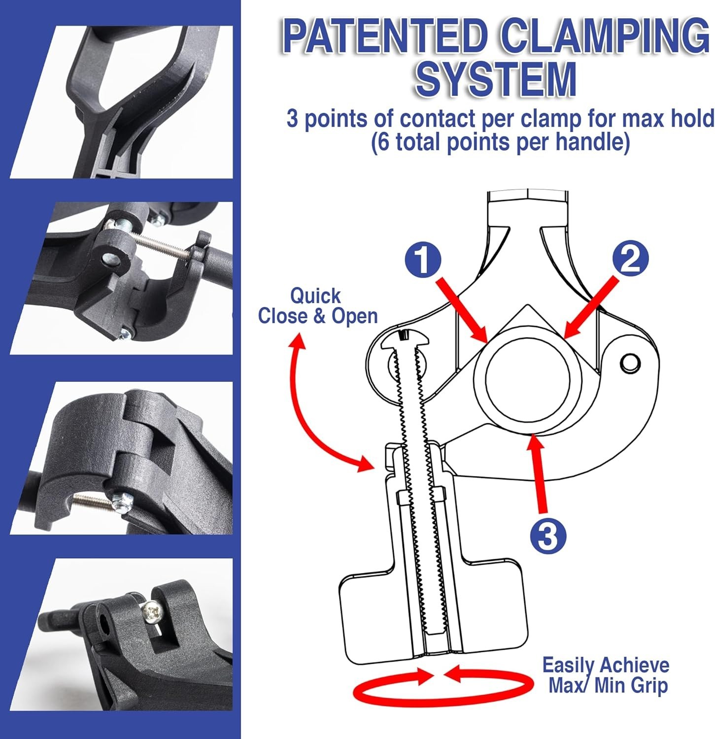 Durable Ergonomic Handle Grip for Lawn Tools, Shovels, and String Trimmers