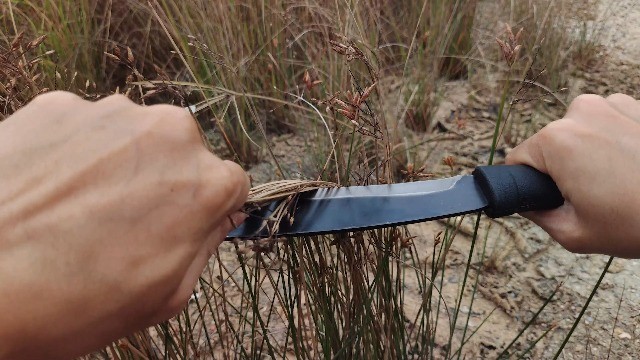 Carbon Steel Billhook Sickle Machete Knife – Garden Tool for Weeding & Harvestin