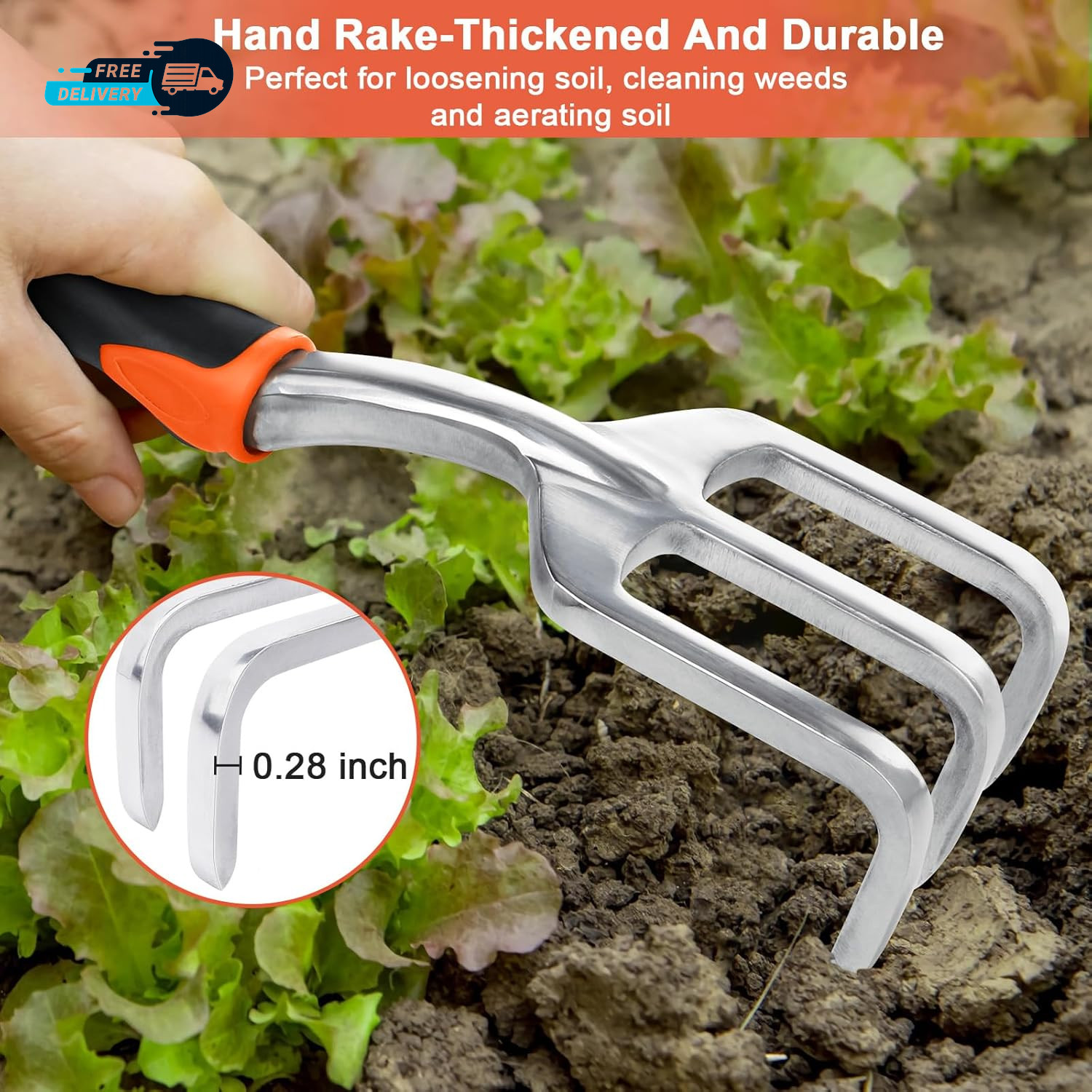 Garden Tools Set 3 Pack Heavy Duty Gardening Tools Set Include Garden Shove