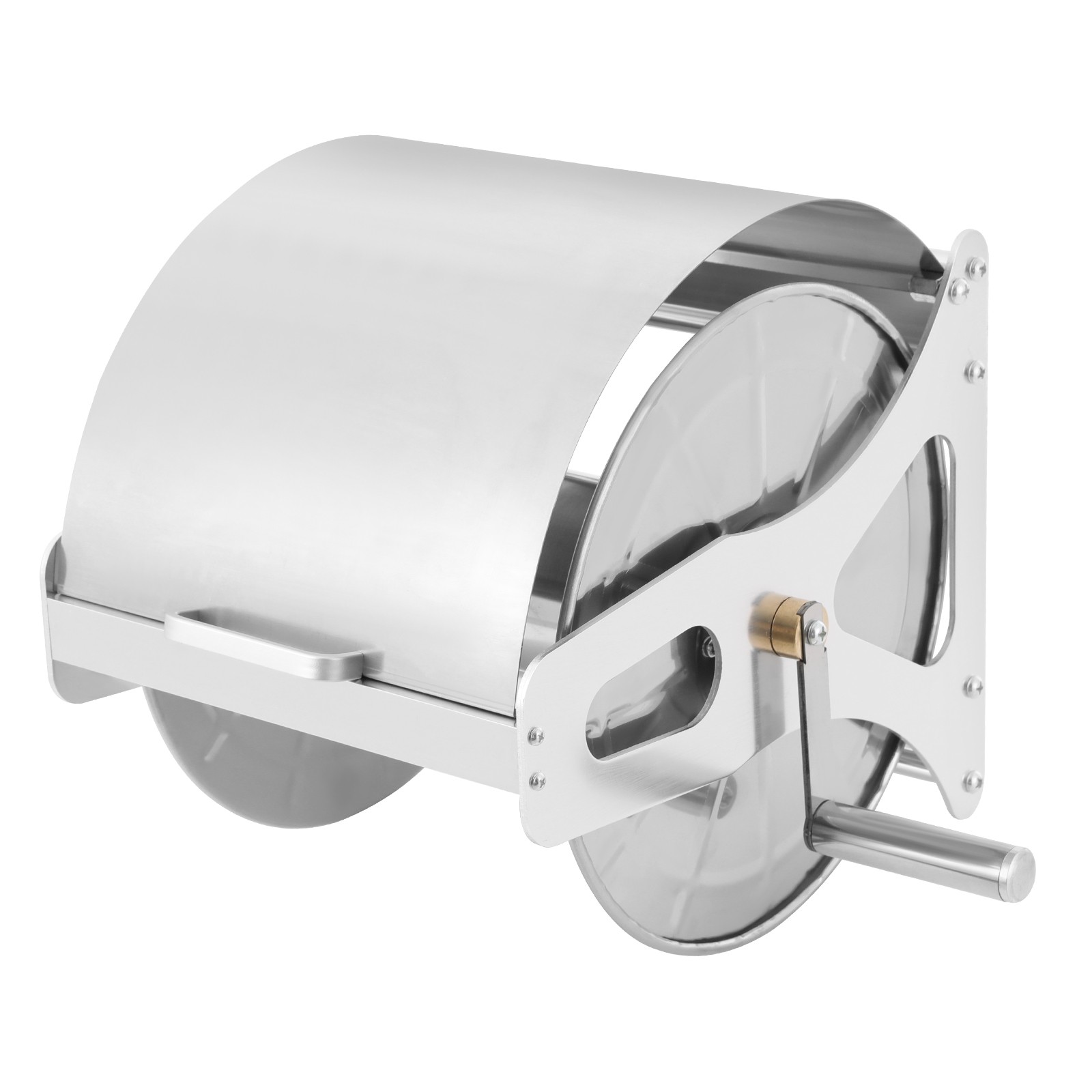 Wall-mounted, Floor-mounted Long Lasting 360??garden Hose Reel Metal Hose Reel