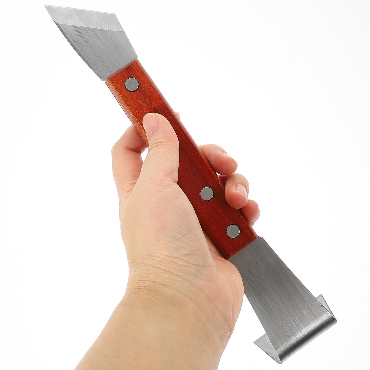 Gardening Bark Scraping Tool, Tree Bark Removal Tool with Wooden Handle for G…