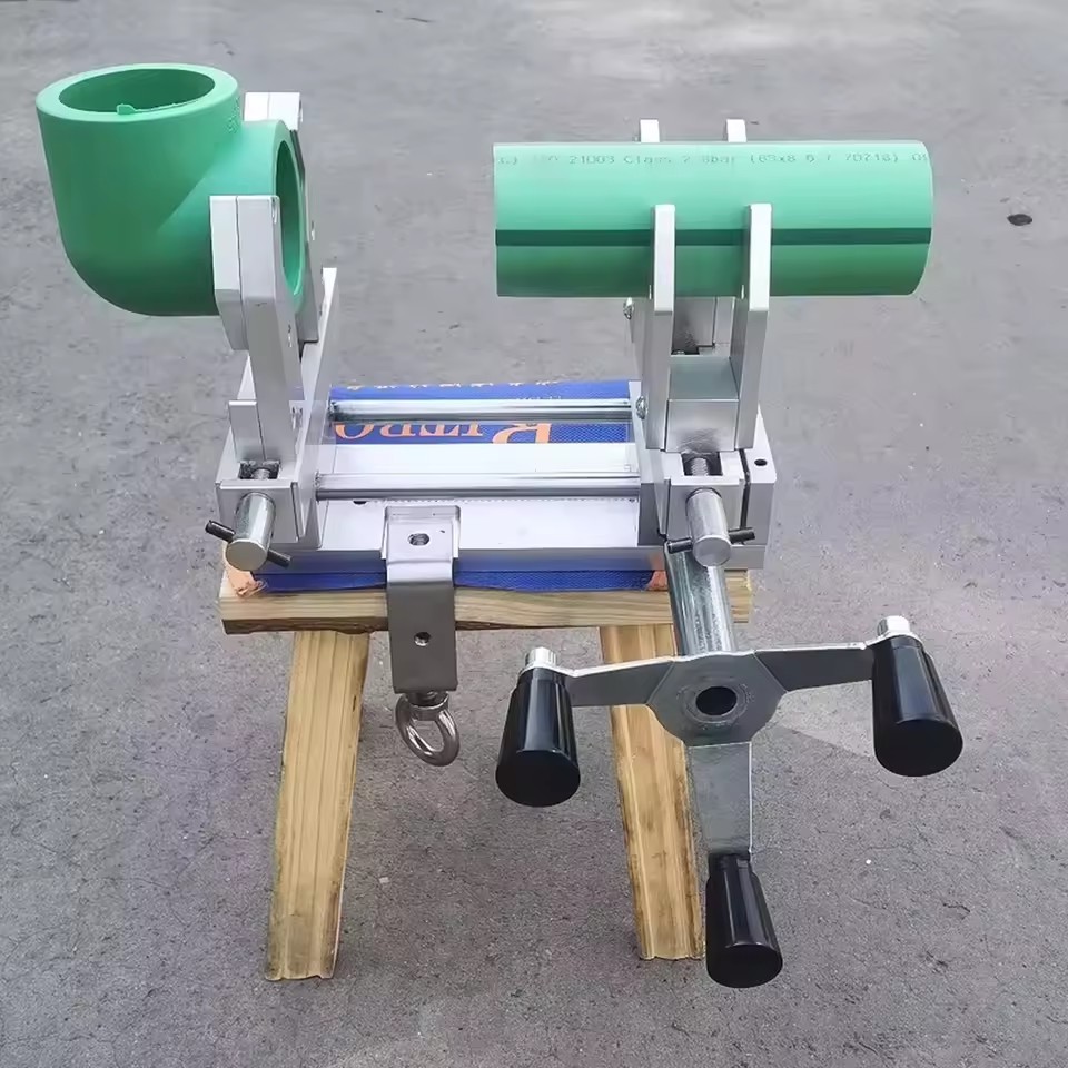 20-63 PPR Portable Hot Melt Welding Socket Pipe Clamp 2-Clamp Fixture Rack