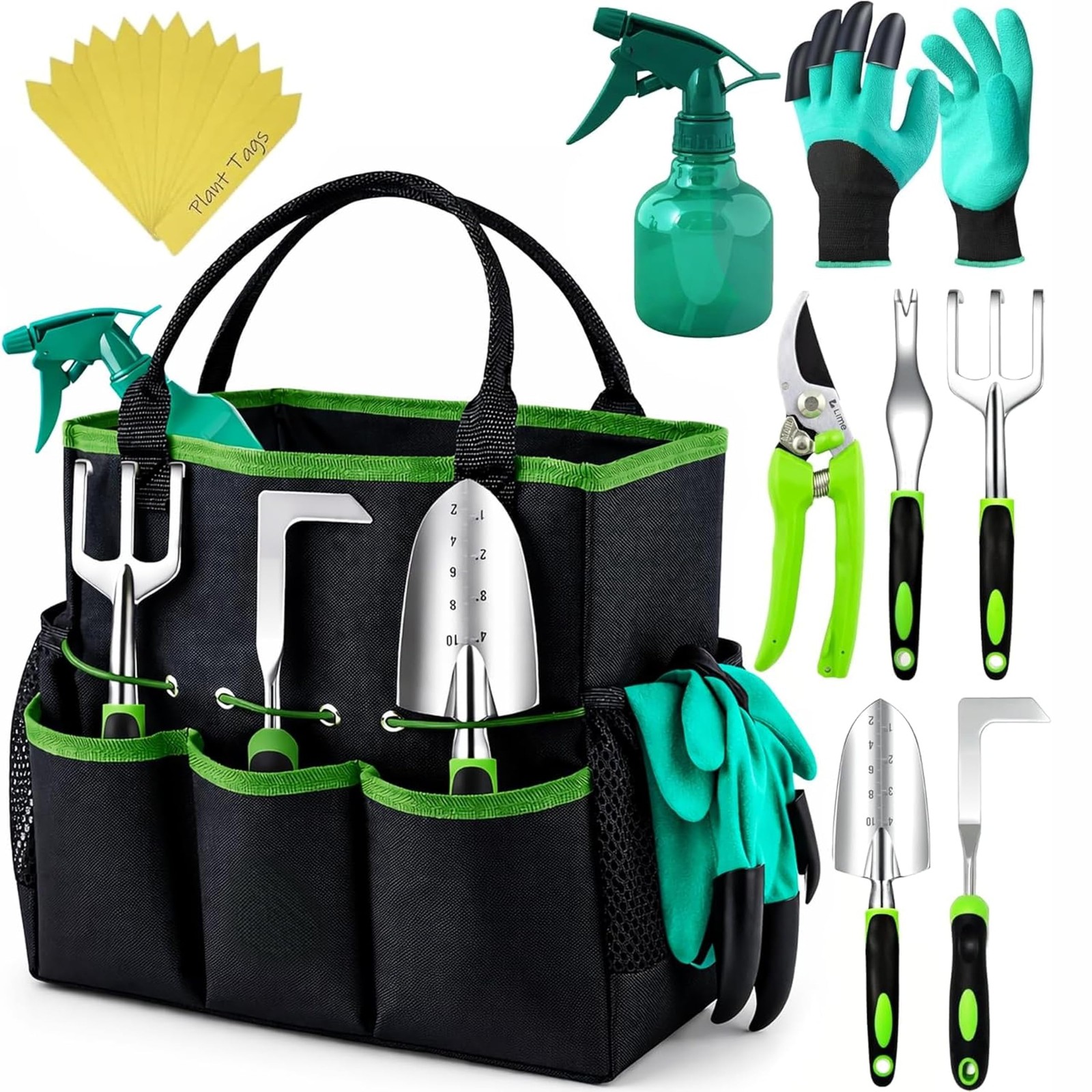 Heavy Duty Gardening Tools – 23-Piece Gardening Gifts for Women Men Mom Da