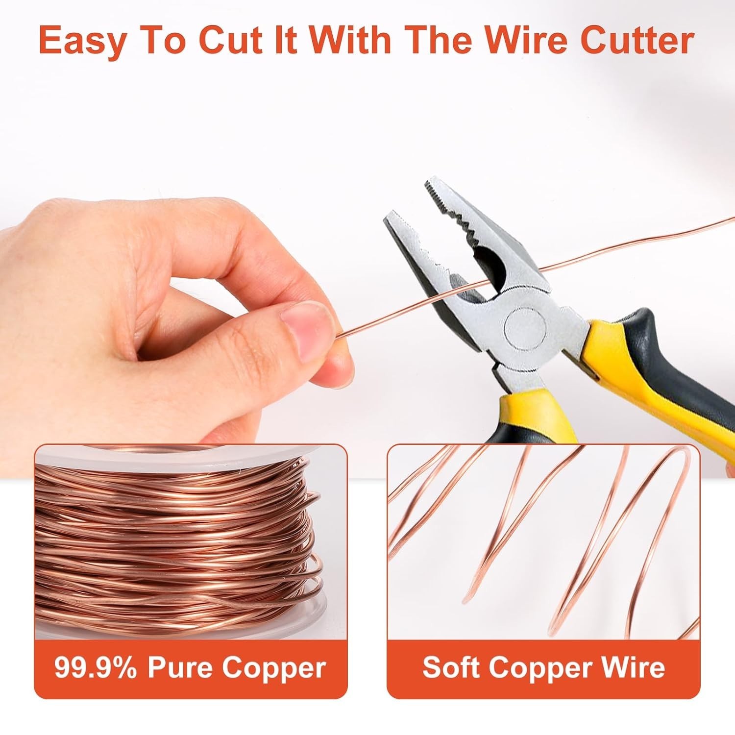 Pure Copper 65Ft Electroculture Wire for Gardening and Vegetables