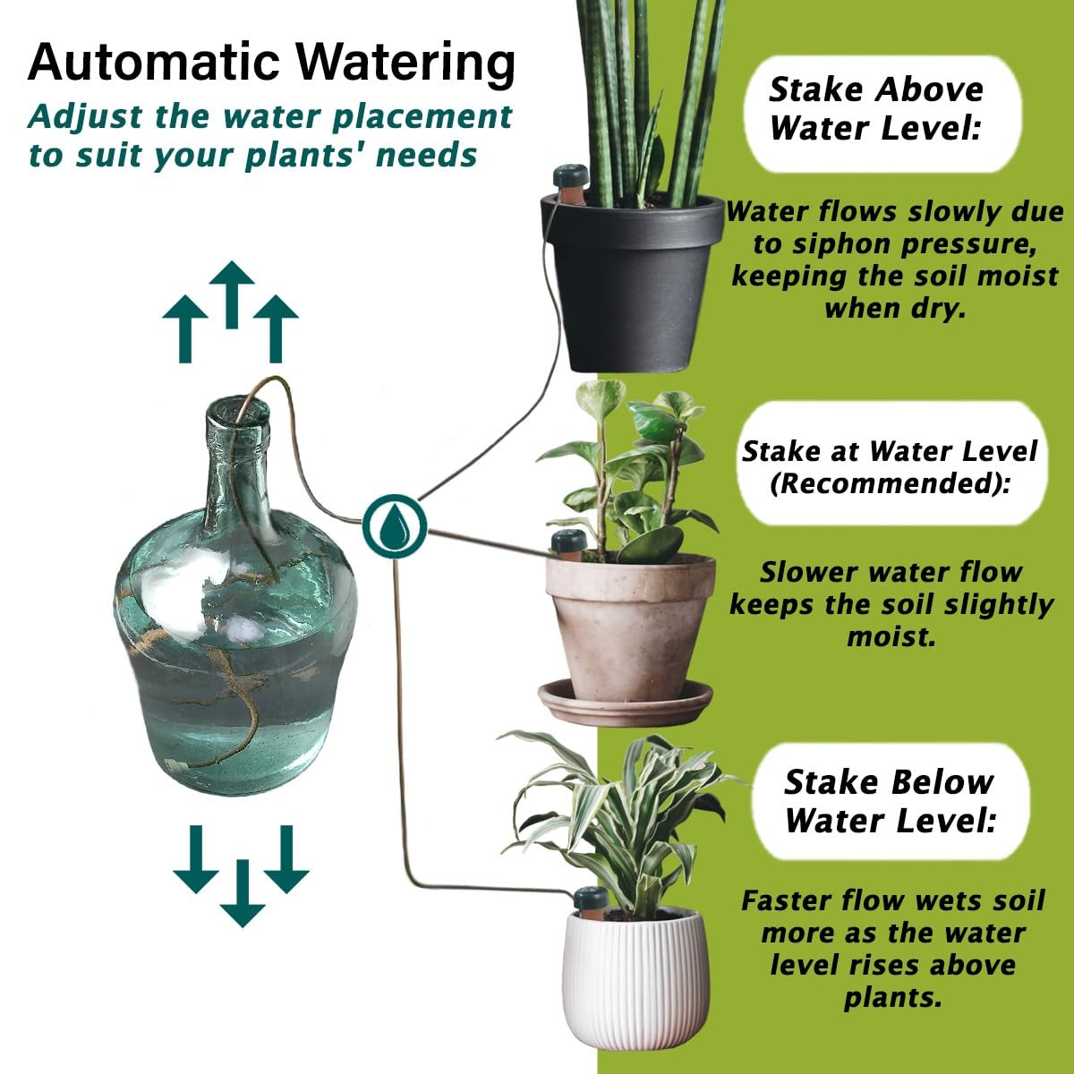 Blumat Classic Plant Watering Stakes (6 Pack)