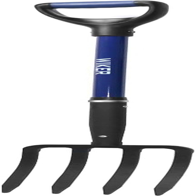 Pitchfork,Pitchforks for Gardening Digging Composting Spading,4Tines Garden Fork