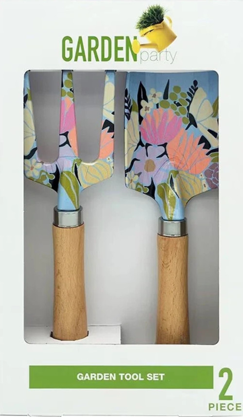 Garden Party Garden Tool Set 2 Piece Floral Tools Kit Home Tool Sets New