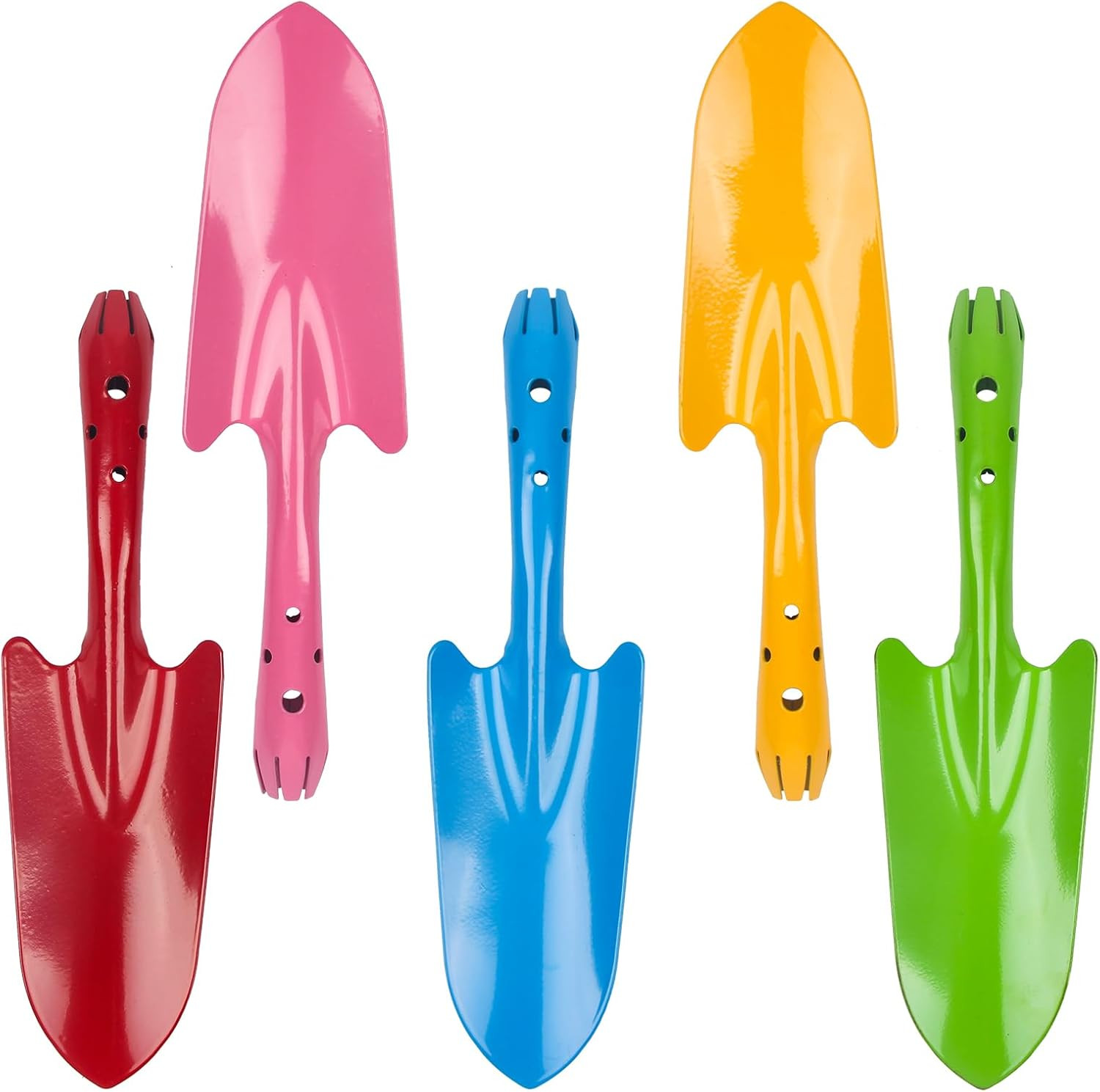 Mini Colorful Metal Hand Shovel, Trowel Set Garden Tools for Flower Soil Plan…