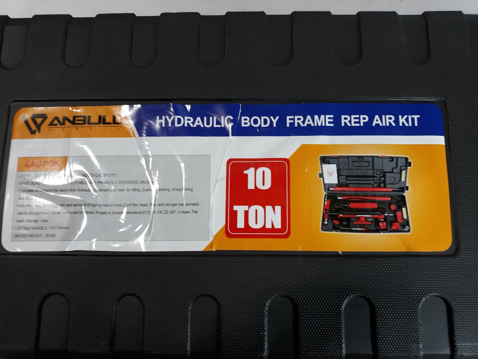 ANGULL 10 Ton Hydraulic Body Frame Repair Kit Ram Spreader Tool Set w/ Case