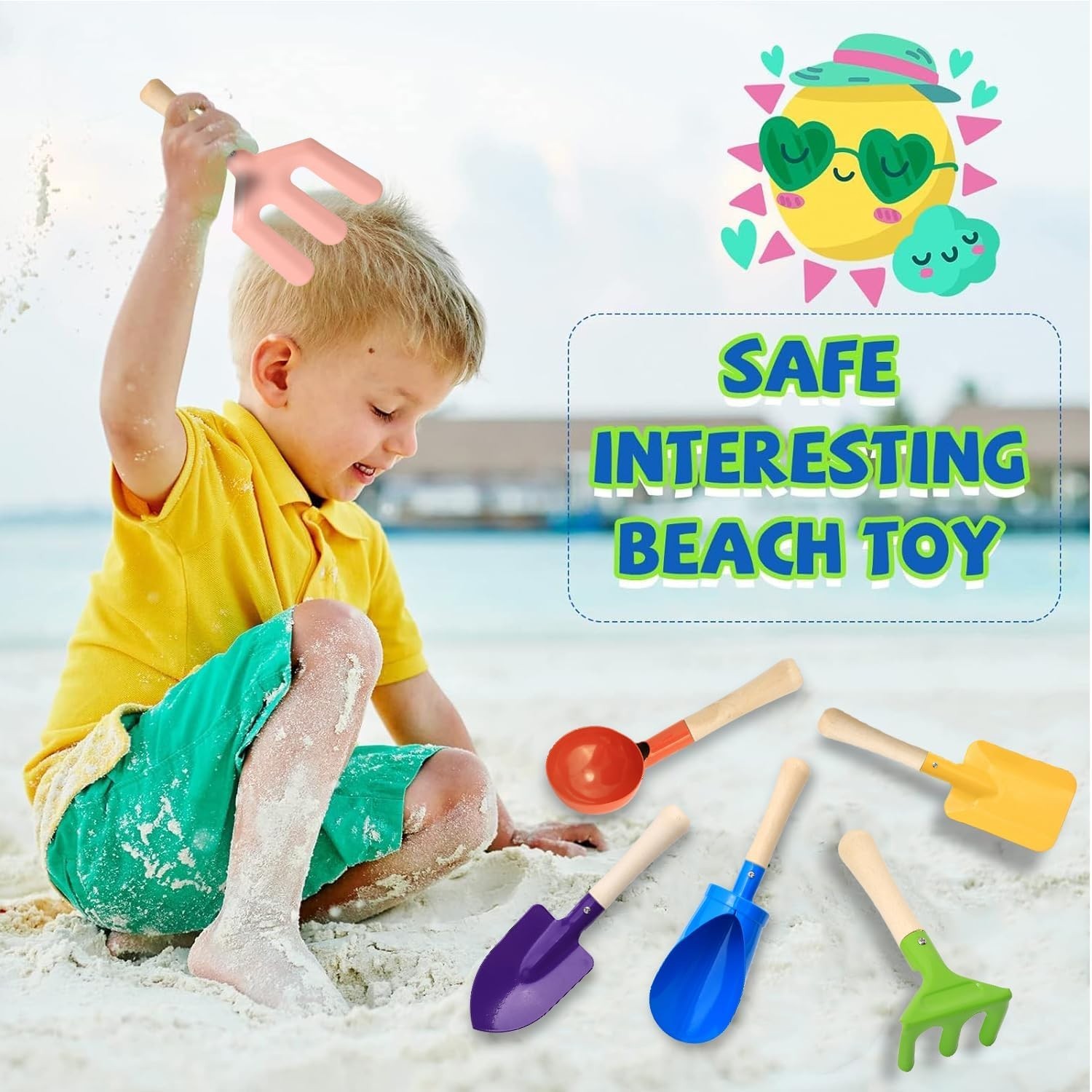 Versatile Kids Gardening Tools – Fun Beach, Garden & Snow Play Set for Ages 3+