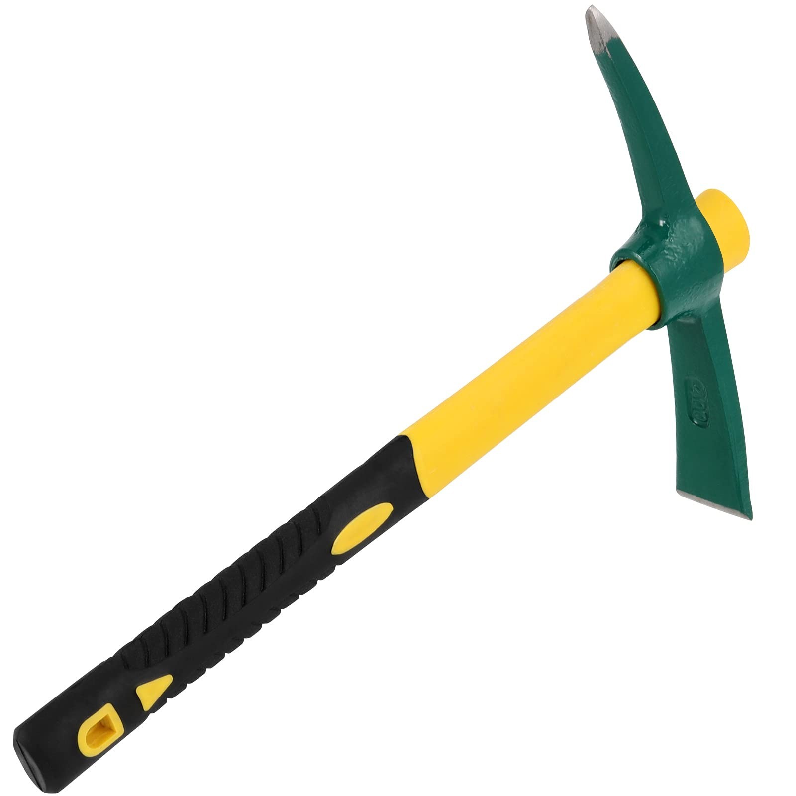 2 PCS 15 Inch Pick Mattock Hoe, Weeding Pick Axe with Fiberglass Long Handle …