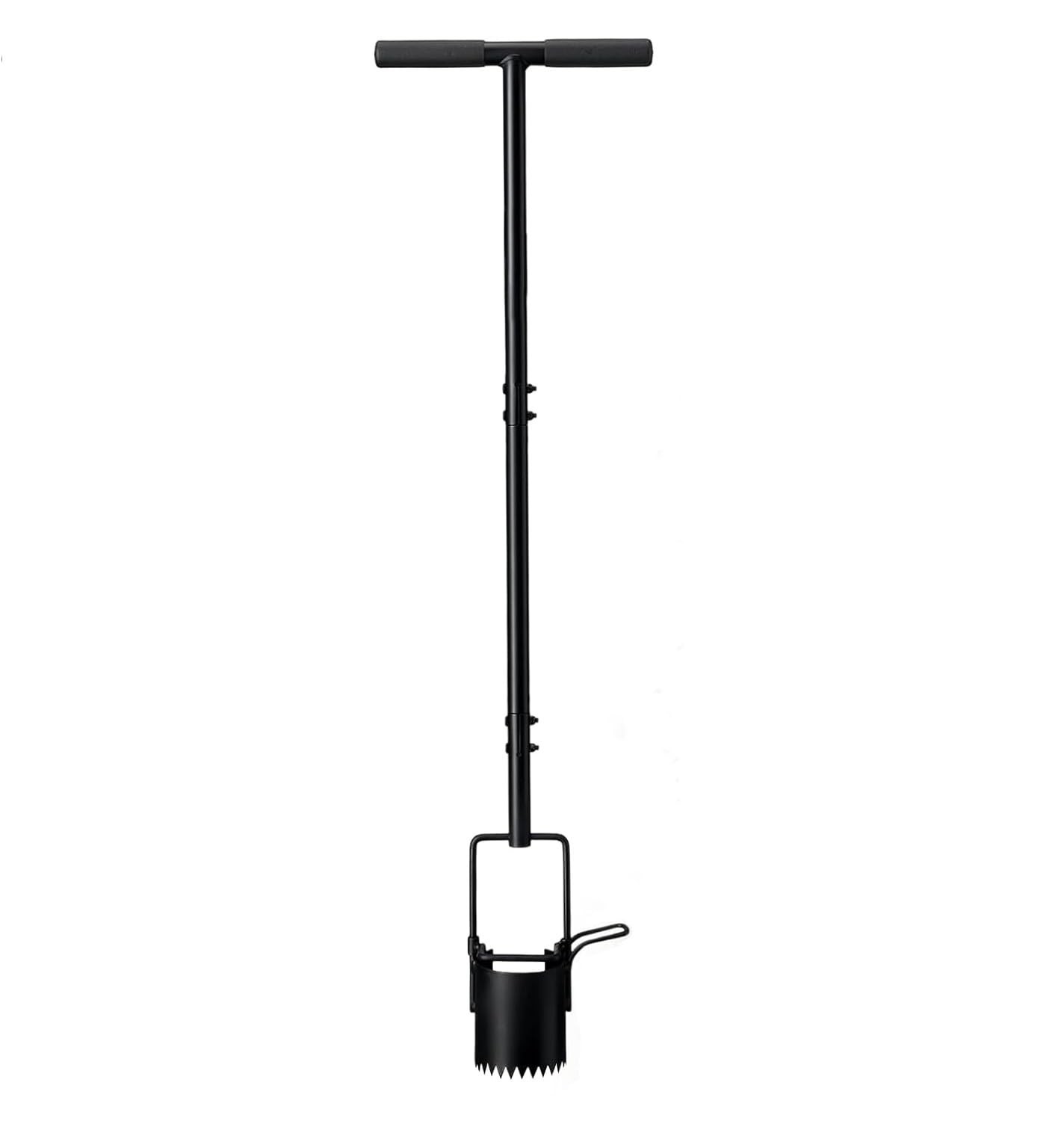 Lilyvane Sod Plugger Tool & Bulb Planter, Heavy Duty Grass Plugger with Sharp Se