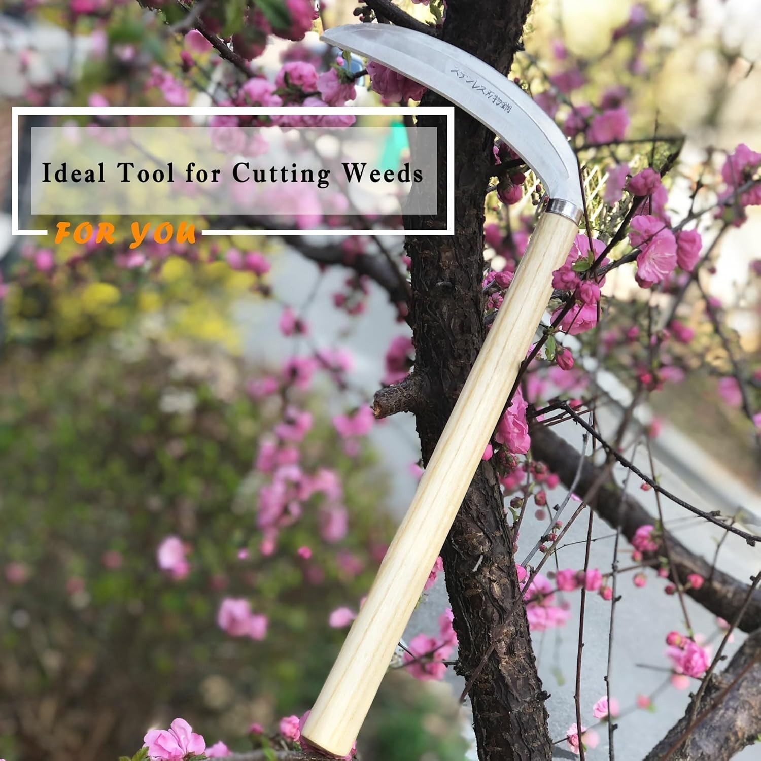 Versatile Gardening Hand Tool – Lightweight Grass Sickle for Weeding & Planting
