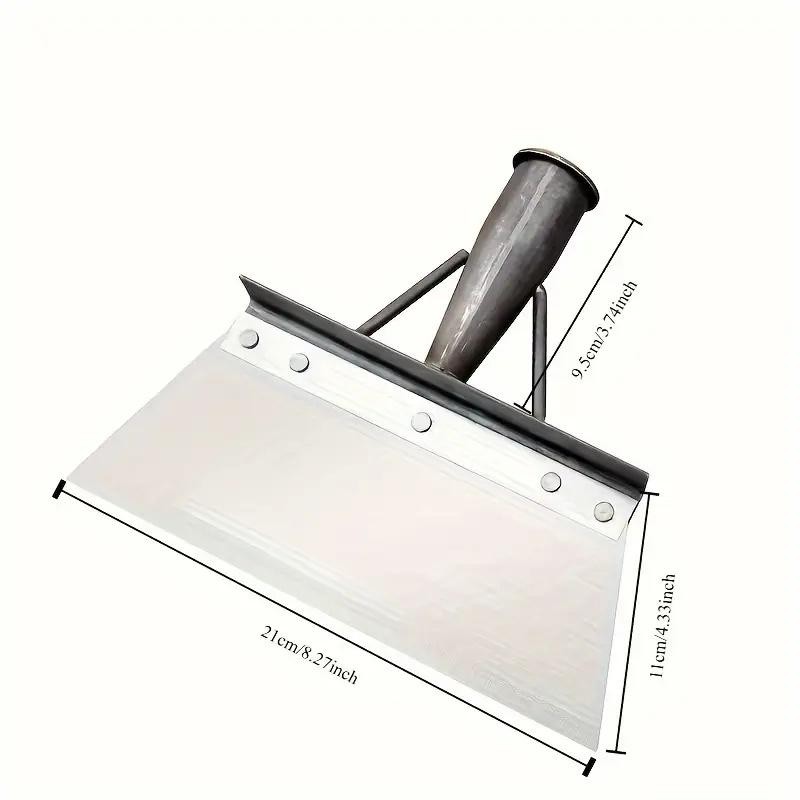 Heavy Duty Metal Weeding Shovel Garden Edging Tool Rust Resistant Scraper
