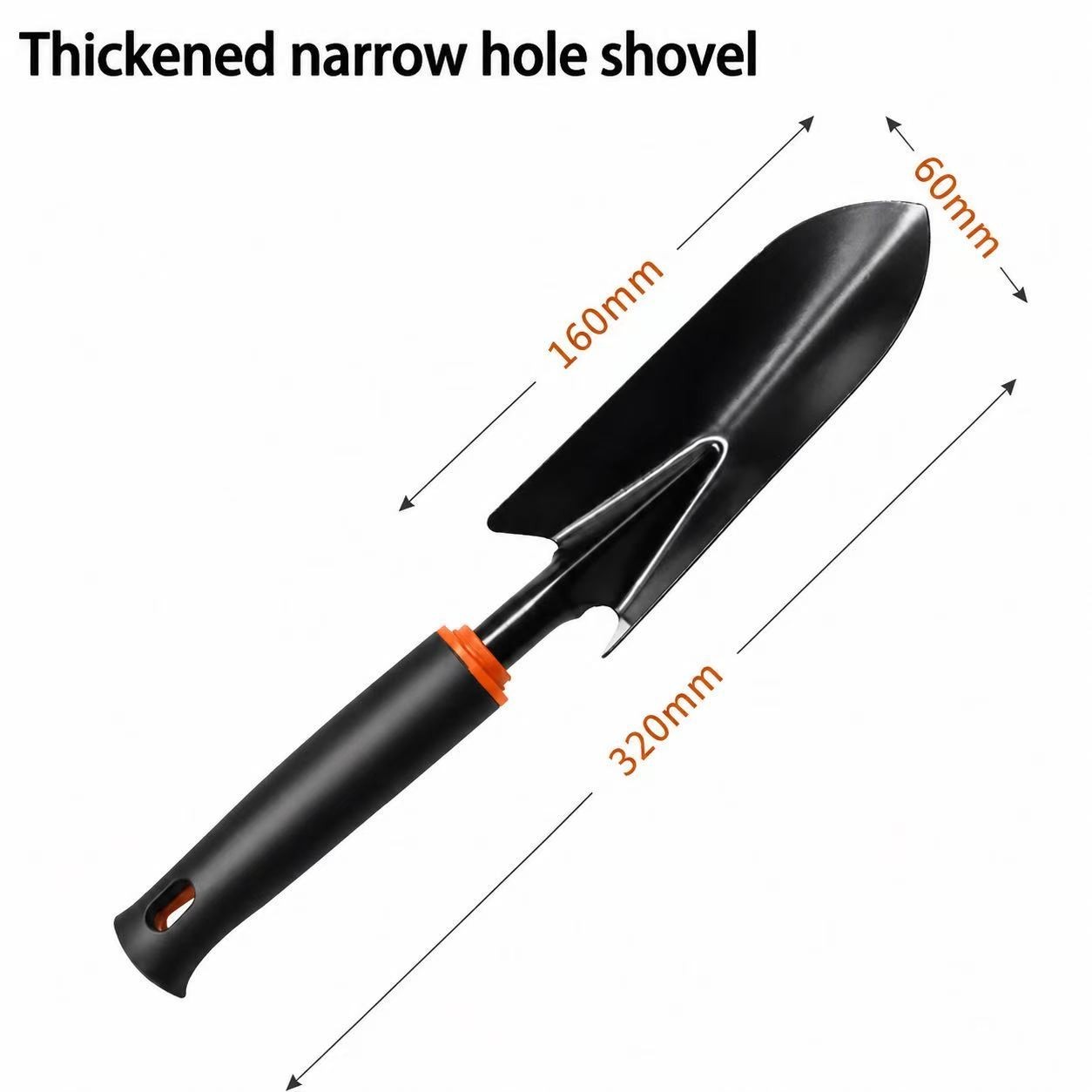4pc Garden Hand Tool Set Trowel Rake Hoe Shovel Heavy Duty Gardening Kit