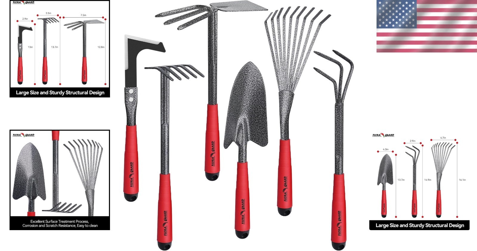 Versatile Garden Hand Tools Set – Heavy Duty, Perfect for All Gardening Tasks