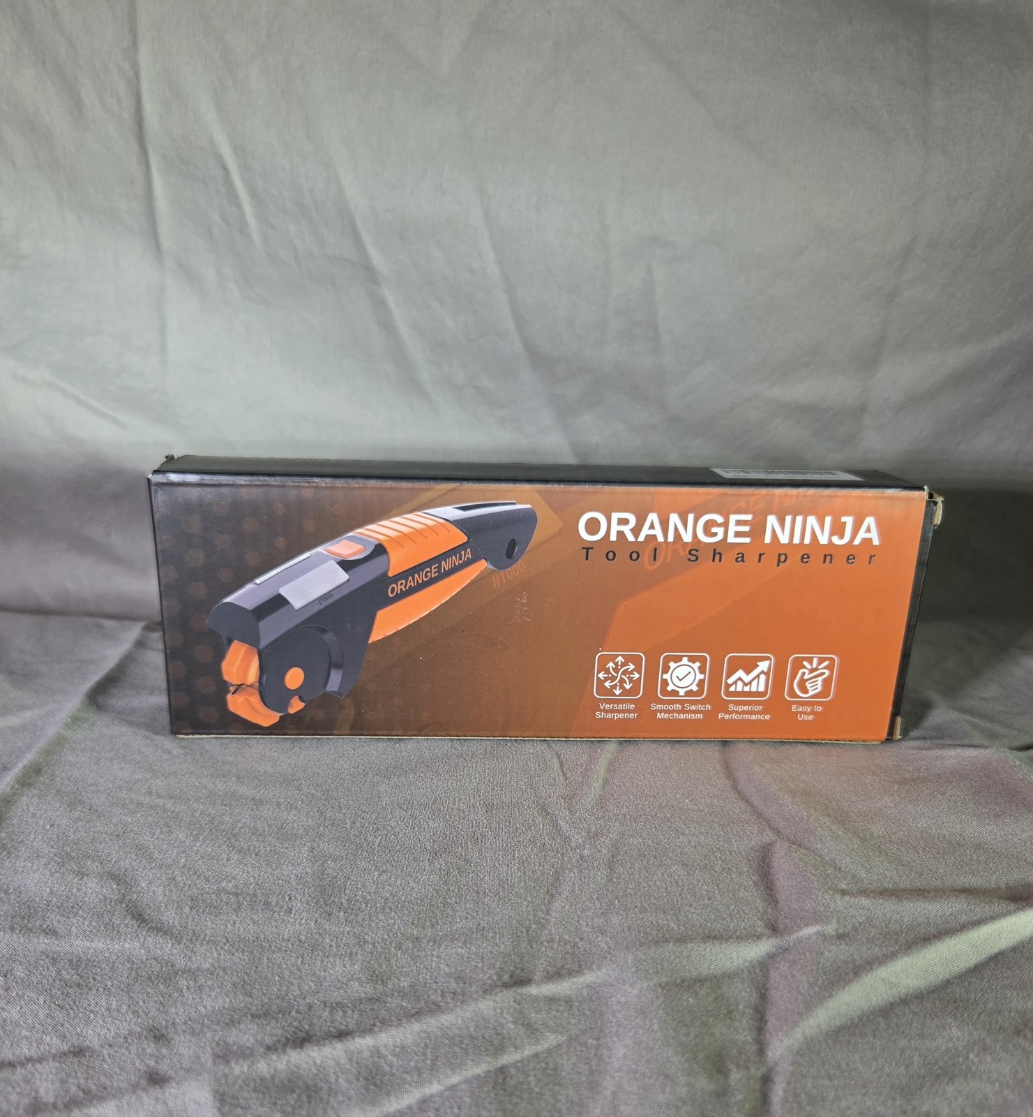 Orange Ninja 7-In-1 Garden Tool & Knife Sharpener Kitchen & Tactical