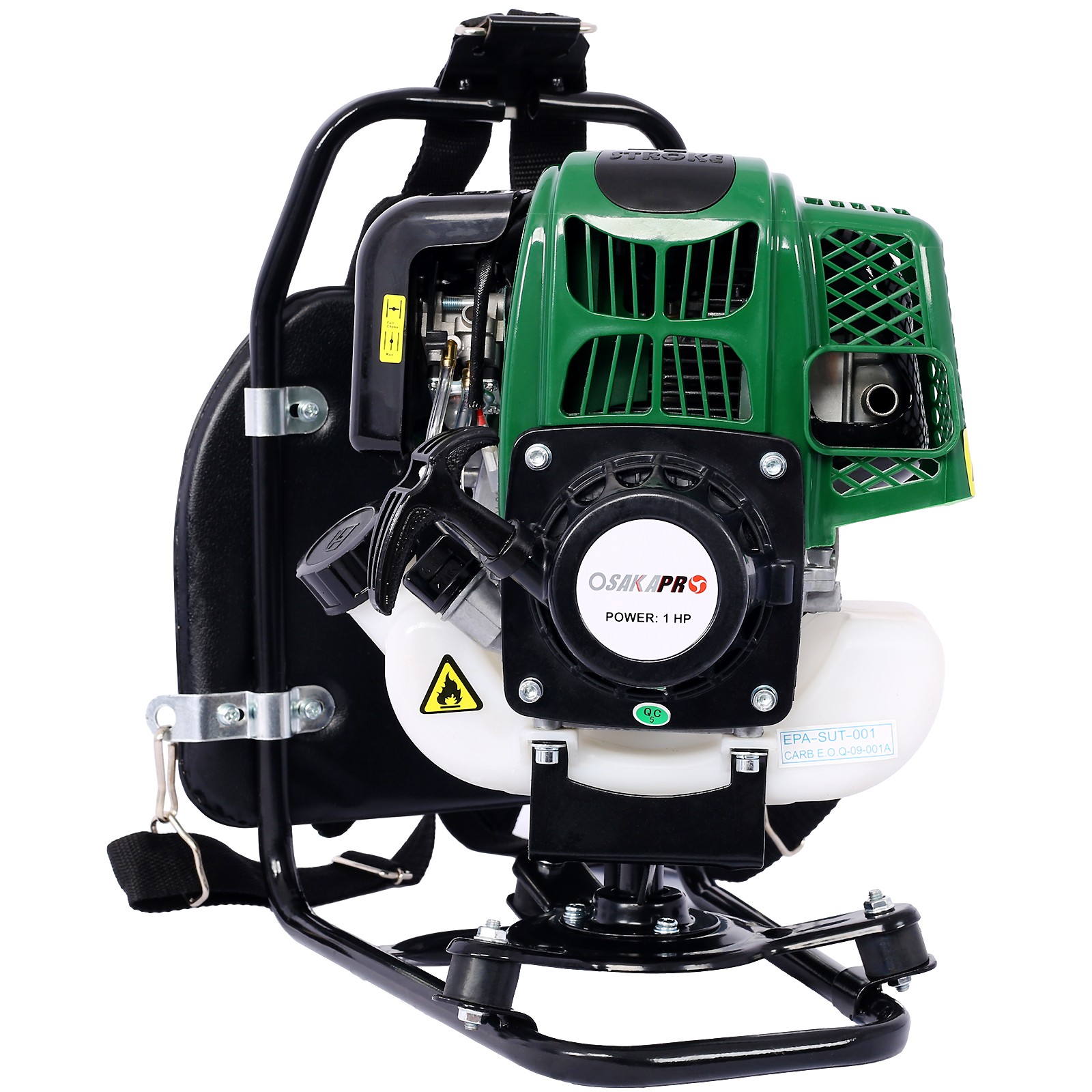 4in1 31CC 4-stroke Garden Backpack Tool System Gas Pole Saw Grass Hedge Trimmer