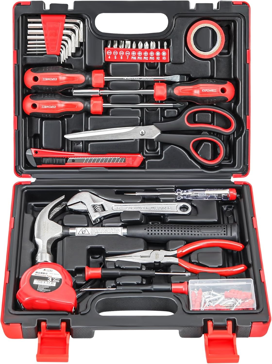 32Pcs Household DIY Repair Tool Kit Wrenches Screwdrivers Storage Box