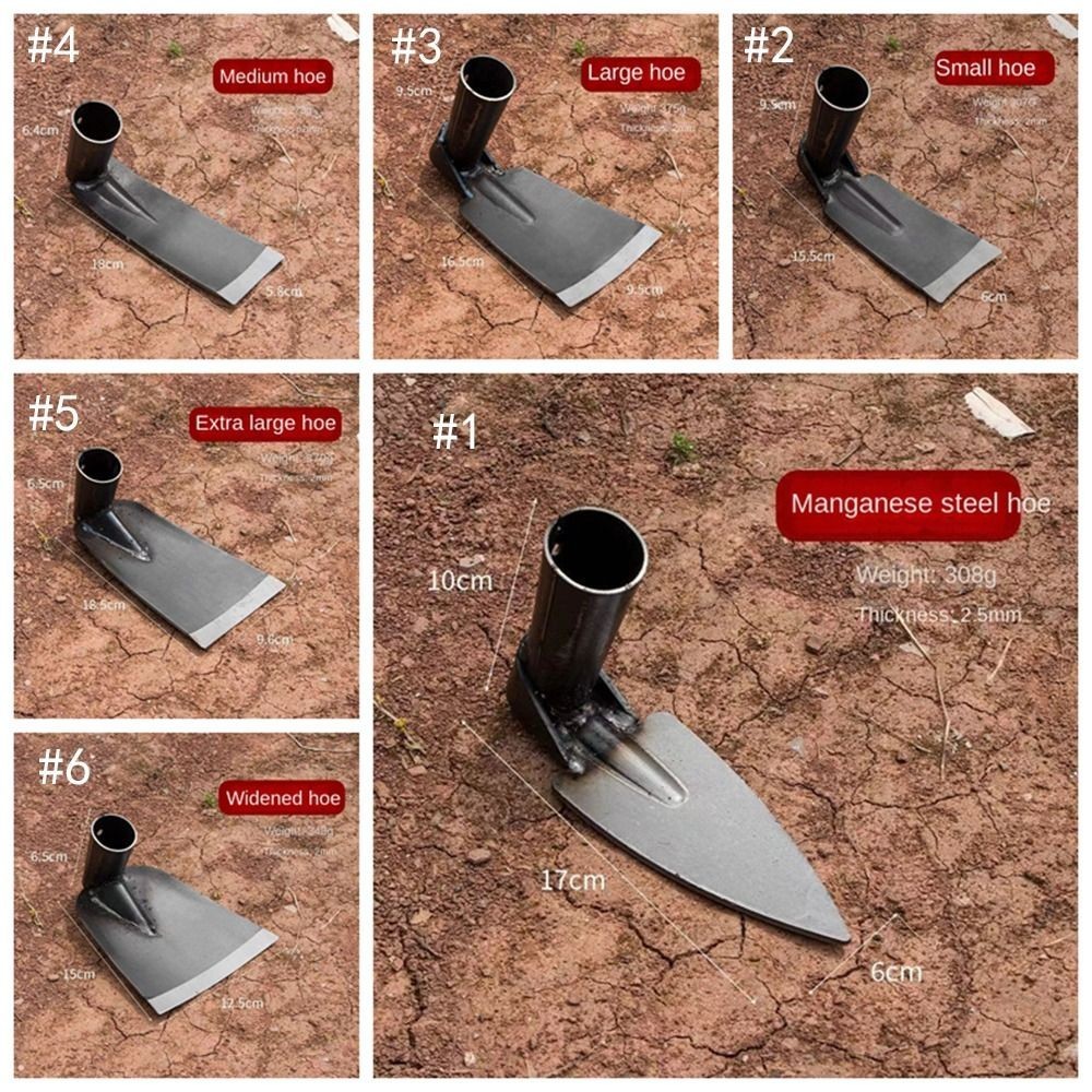 Forged Steel Garden Hoe Heavy-Duty Weeding Digging Tool for Farming & Plantiing