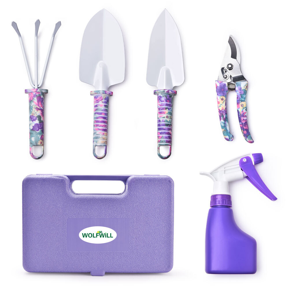 Gardening Tools Set of 5 – Complete Garden Tool Kits for Indoors & Outdoors