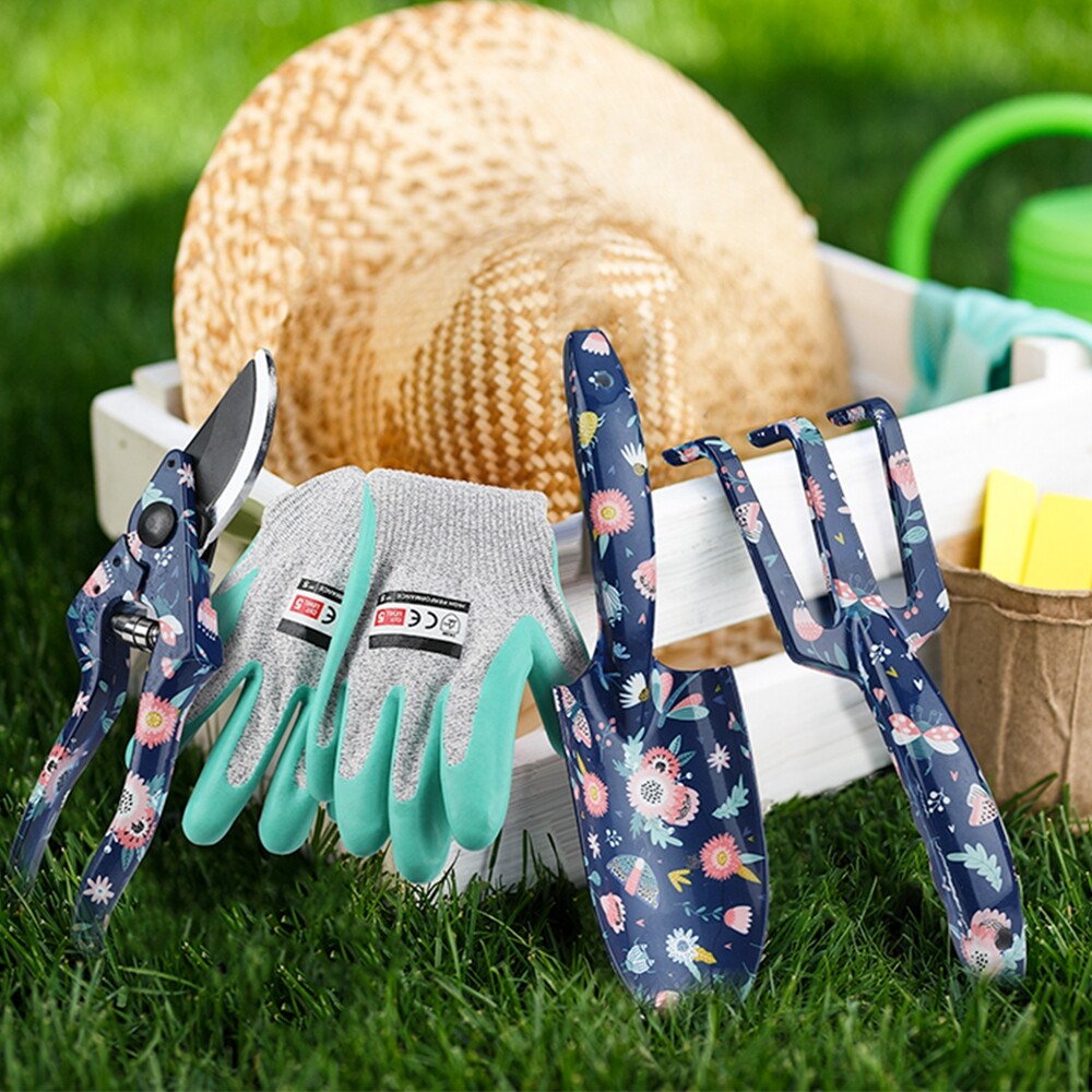 WORKPRO 4PCS Hand Garden Tool Set Aluminum Well-Packed Garden Tool Heavy Duty