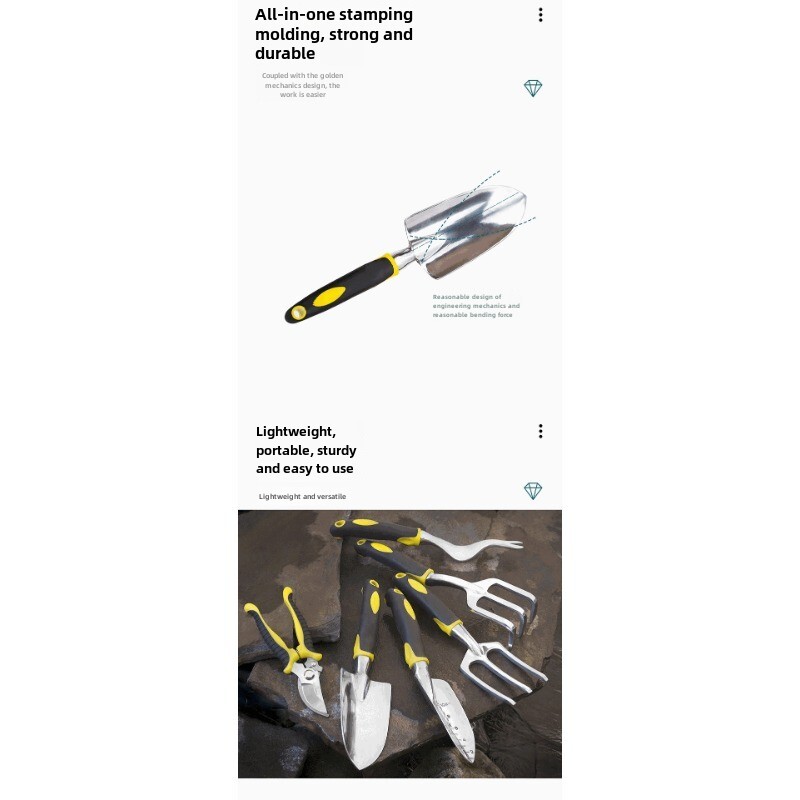 Home garden hardware tool kit Gardening combination set Pruning scissors shovel