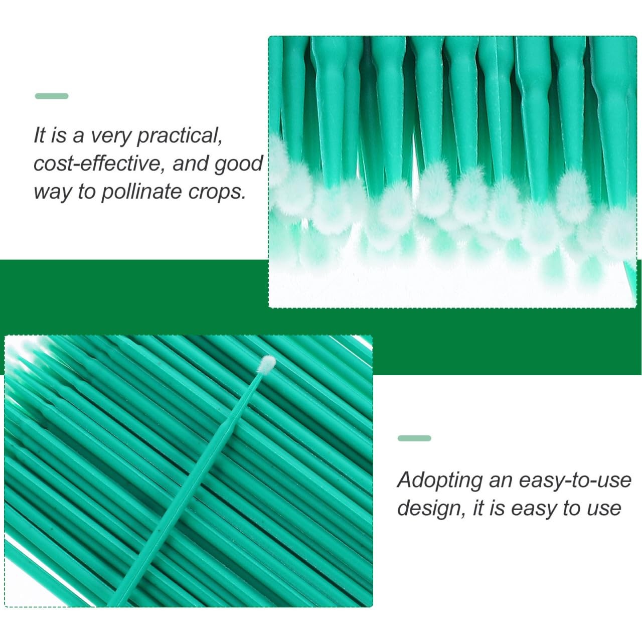 100pcs Plant Pollinator Pen Pollinator Tool Vegetable Pollinator Gardening Fl…