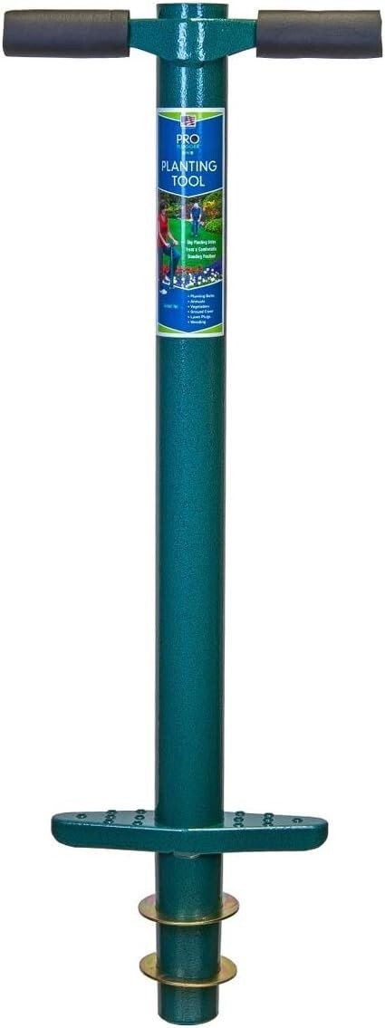 5-in-1 Lawn and Garden Tool, Bulb Planter, Weeder or Weeding Tool, Sod Plugger