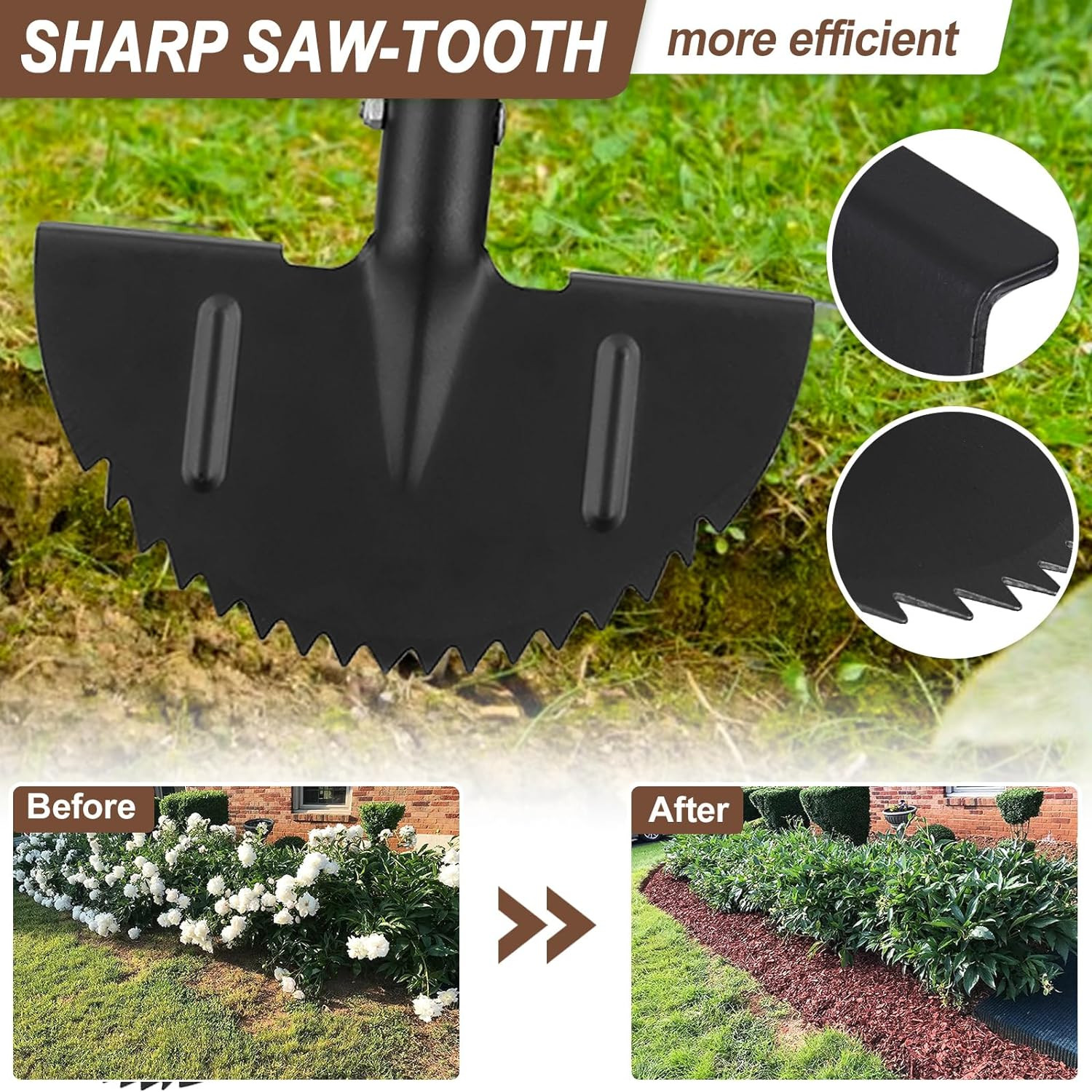 Garden Lawn Landscape Grass weed Trenches Sidewalk Driveway edger cutter chopper