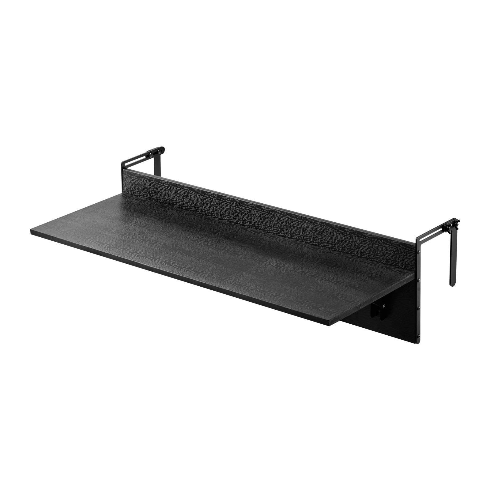 Balcony Hanging Table, 12 x 32 in Folding Balcony Railing Table, Outdoor Balcony