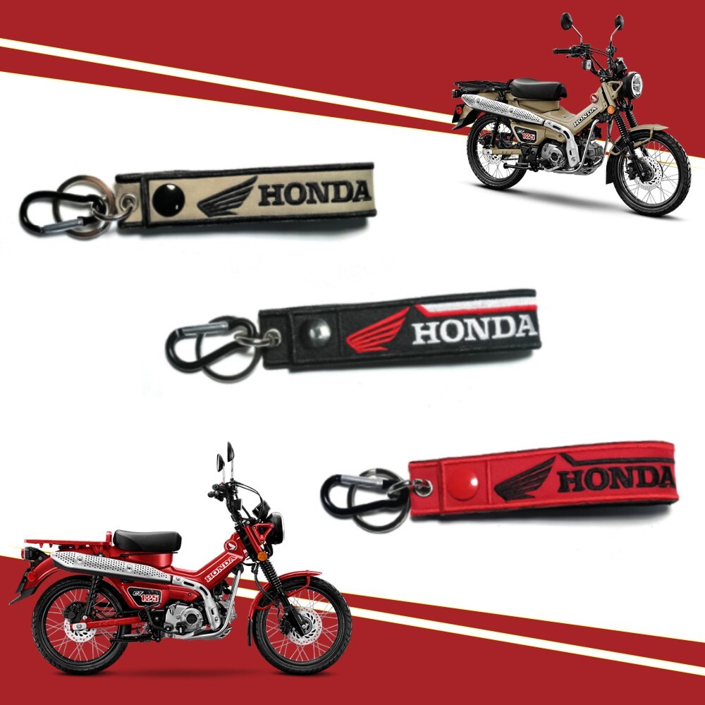 FOR HONDA CT125 TRAIL HUNTER KEYRING HOLDER HANGER MOTORCYCLE BIKER KEYCHAIN