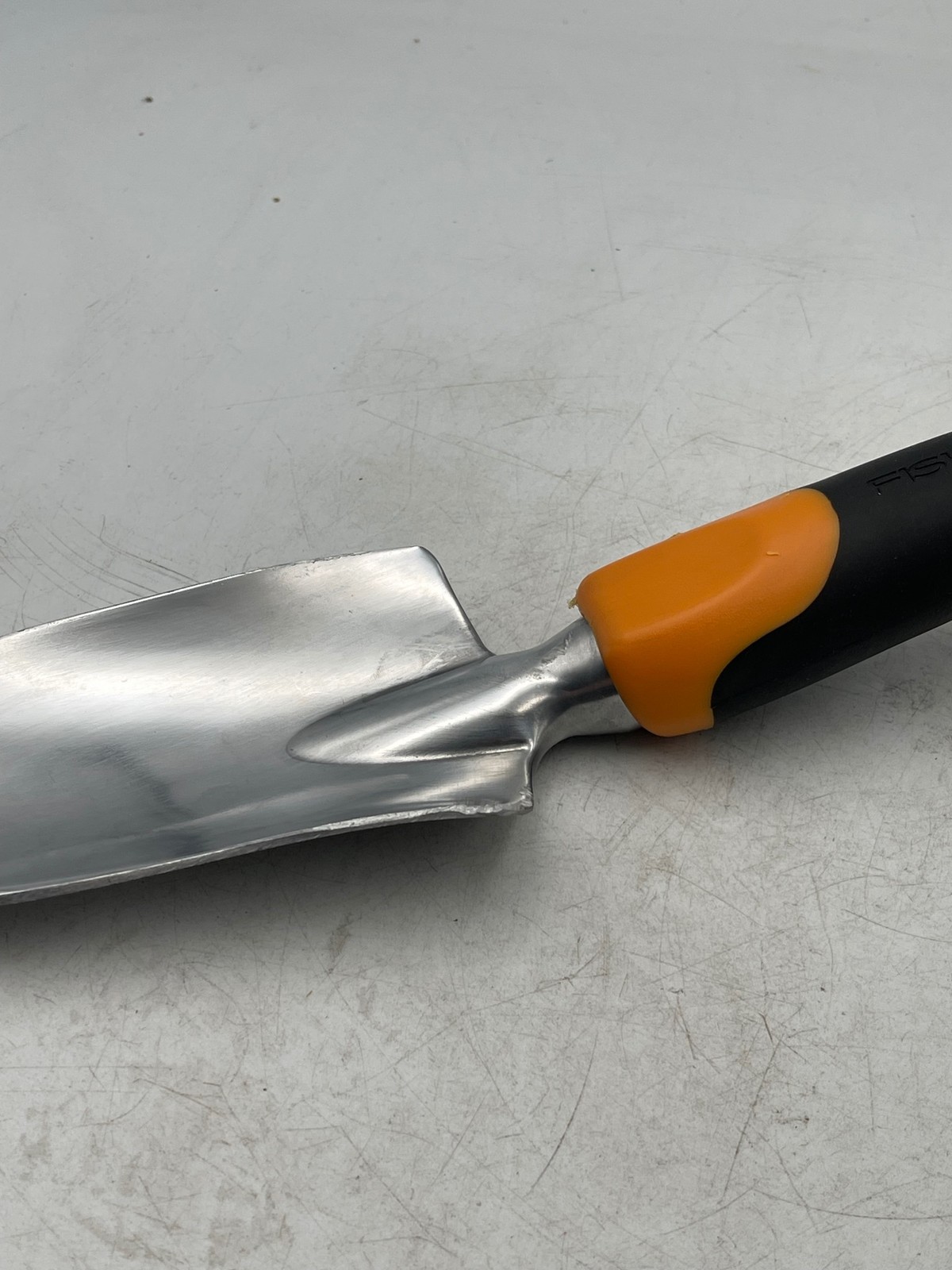 Fiskars Trowel Ergo Handle Planting & Potting Gardening Tool Black Orange New