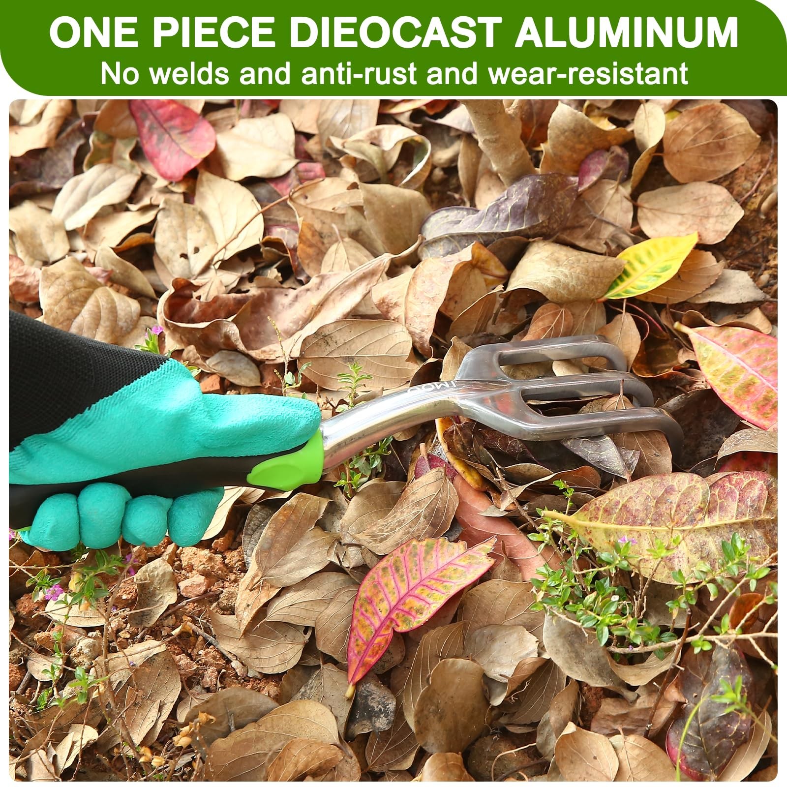 Garden Tools, 8-Piece Garden Tool Set with Non-Slip Ergonomic HandlesIdeal fo…