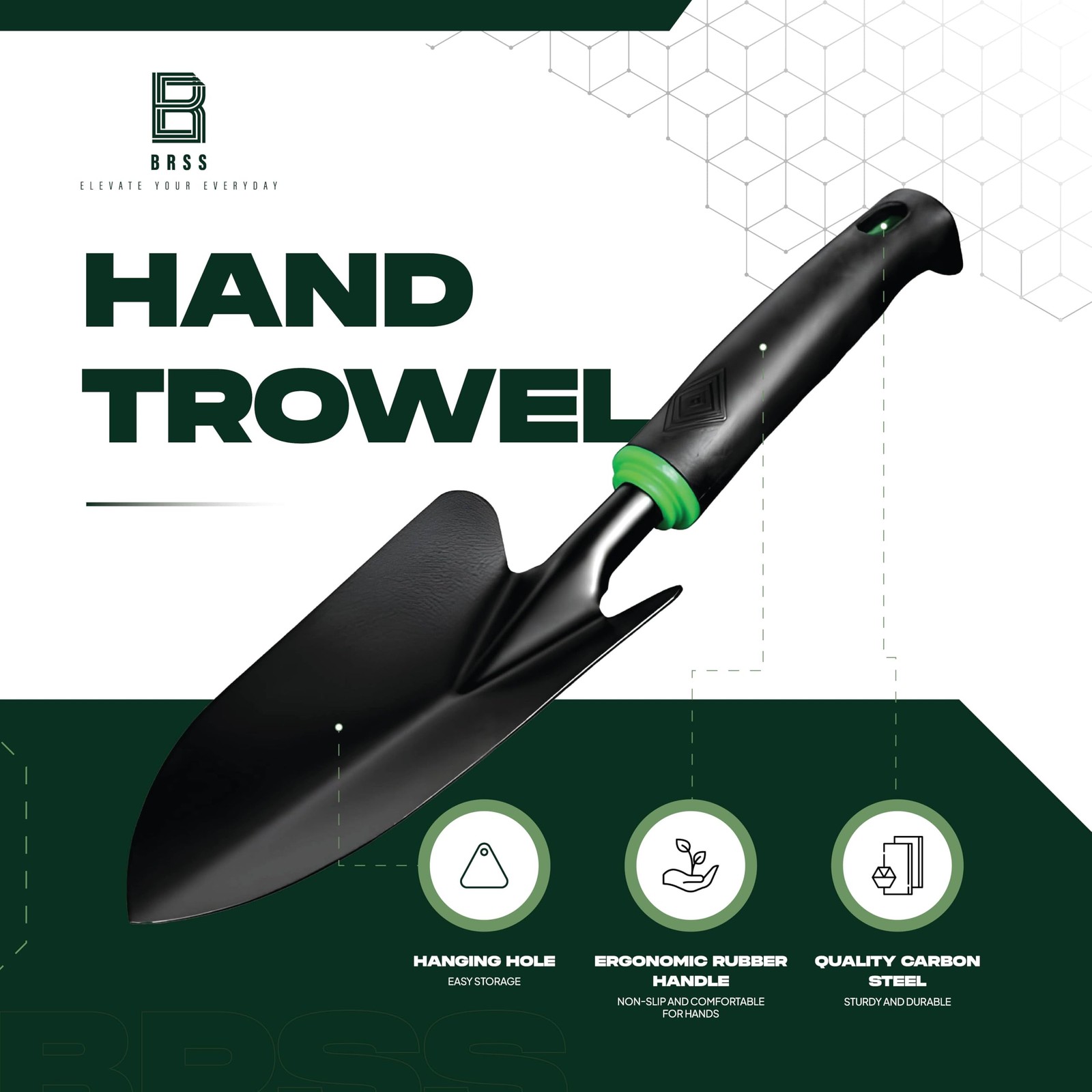 Gardening 9-Piece Heavy Duty Carbon Steel Gardening Tool Set – Rust-Proof, Er…