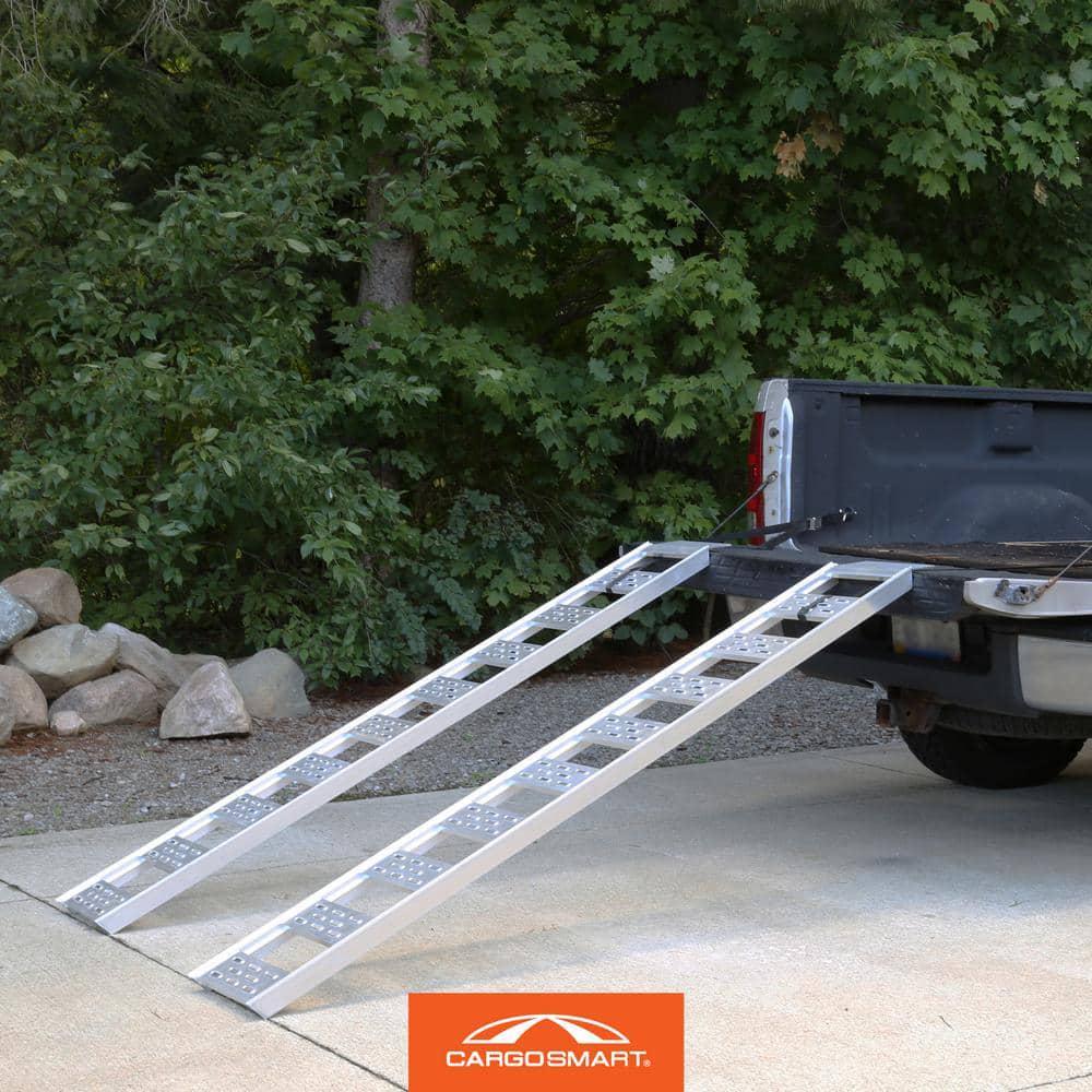 12 in. W x 78 in. L 1250 lbs. Capacity Aluminum Straight Fixed Truck Loading ( 2
